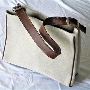 Canvas and Leather Tote